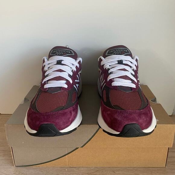 New Balance 990 V6 MIUSA Teddy Santis Burgundy Men Sneakers U990BT6- SZ 8.5 main image 12